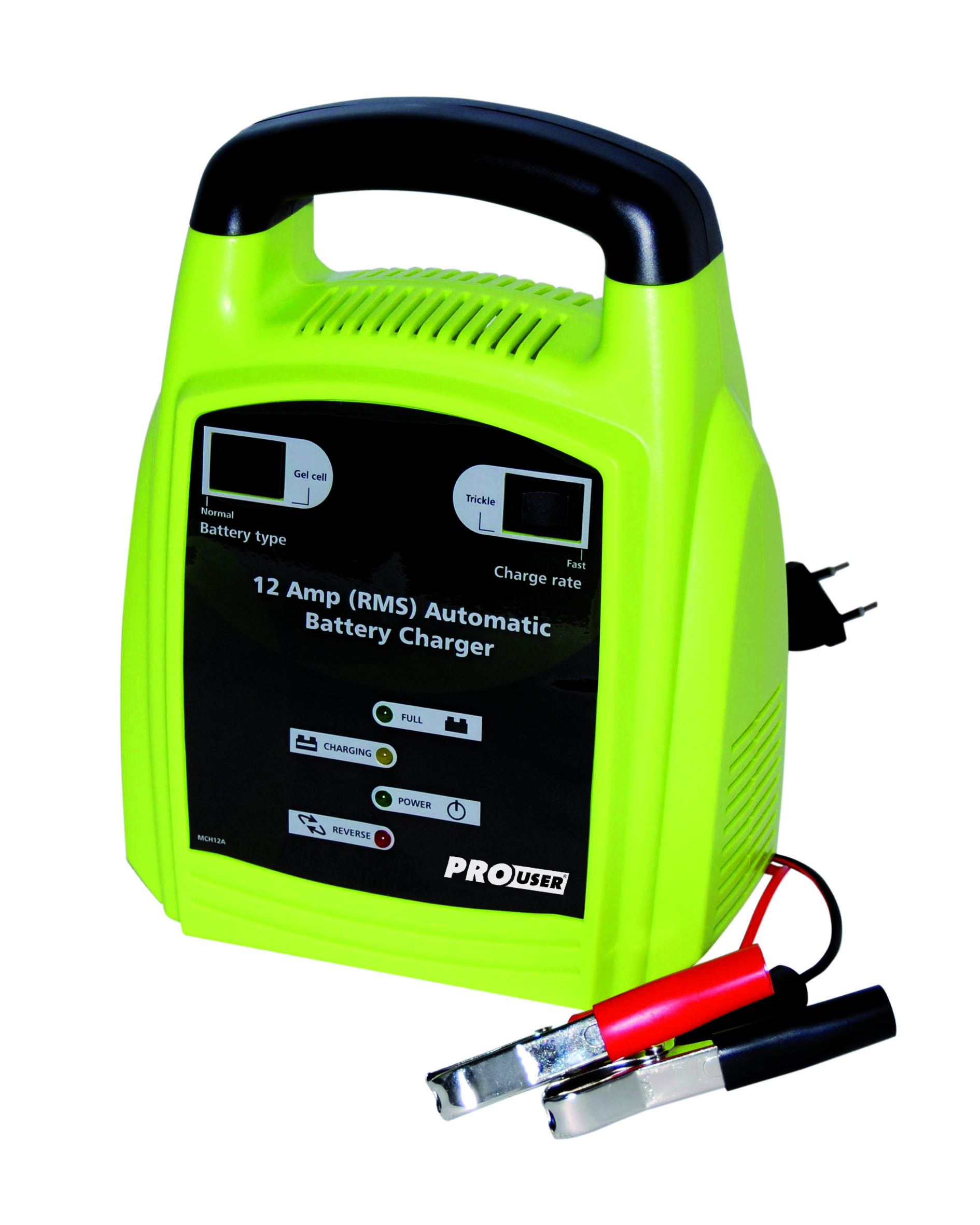 MCH12A - Caricabatterie automatico 8 12 Ah 12V con ricarica rapida
