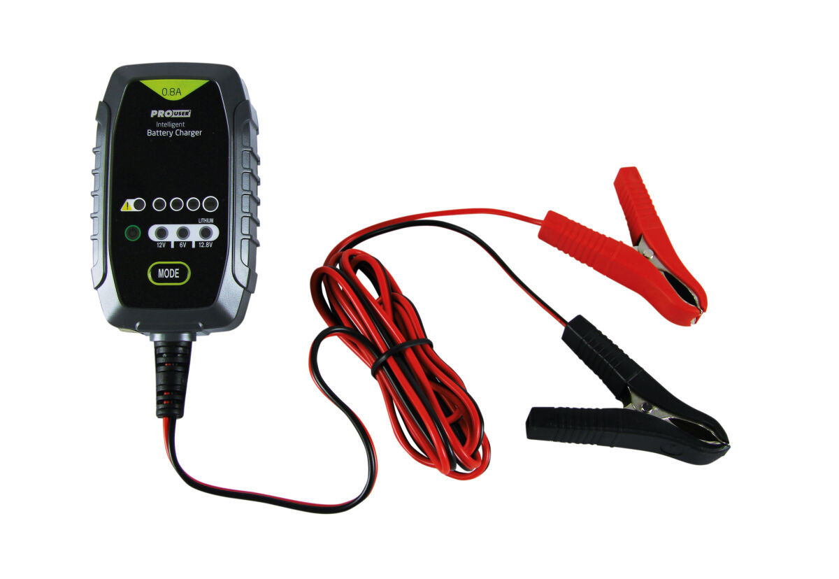 IBC800 - Caricabatterie intelligente 0,8 Ah 6V/12V