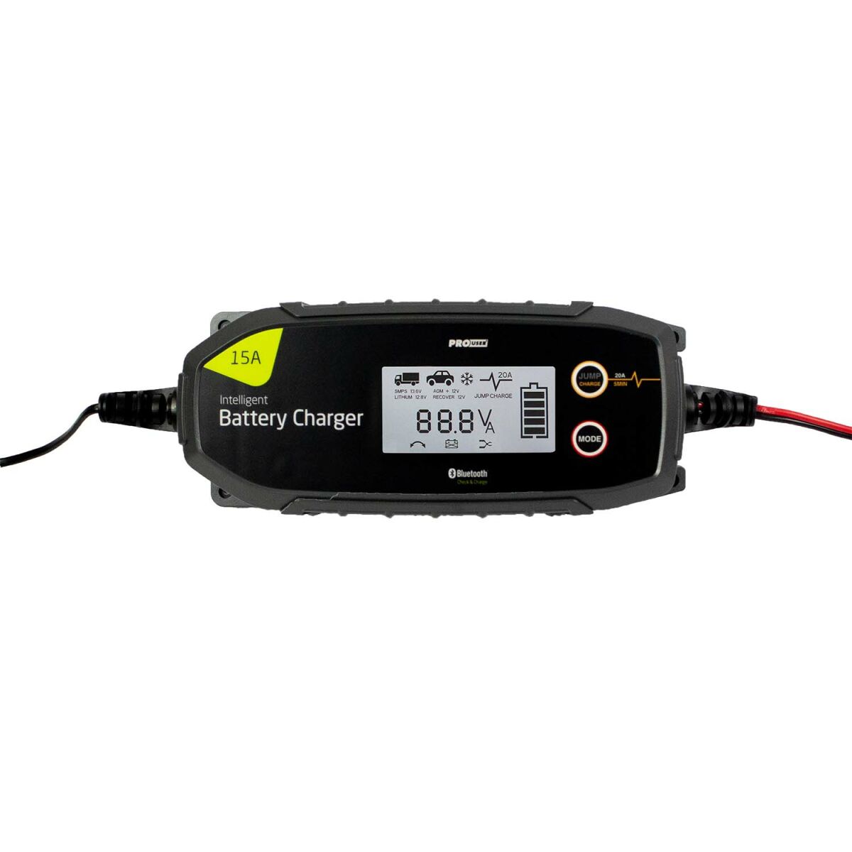IBC15000B - Caricabatterie intelligente 15 Ah 6V/12V/24V con Bluetooth