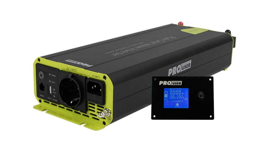 PSI1000TX - Inverter sinusoidale puro 1000W con telecomando