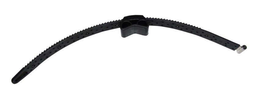 VSV X2 BLACK - CINTURINO CON PROTEZIONE IN GOMMA