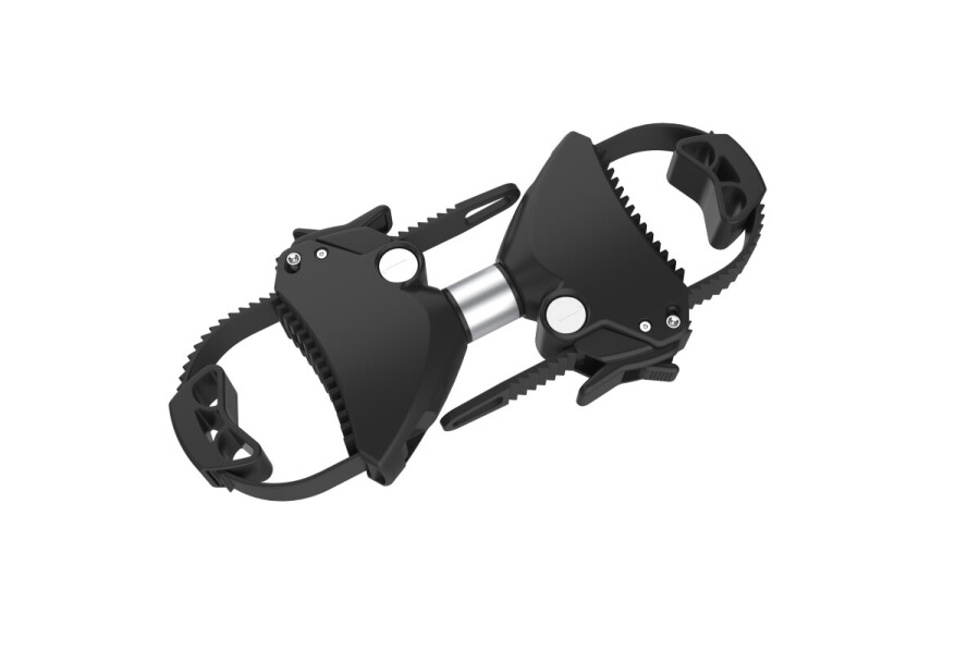 VSV X2 BLACK - BRACCIO SUPPORTO DOPPIO ALLACCIO 13 cm