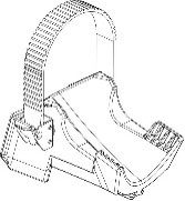 VSV C3 - FERMARUOTA SINGOLO PORTABICI C2 / C3