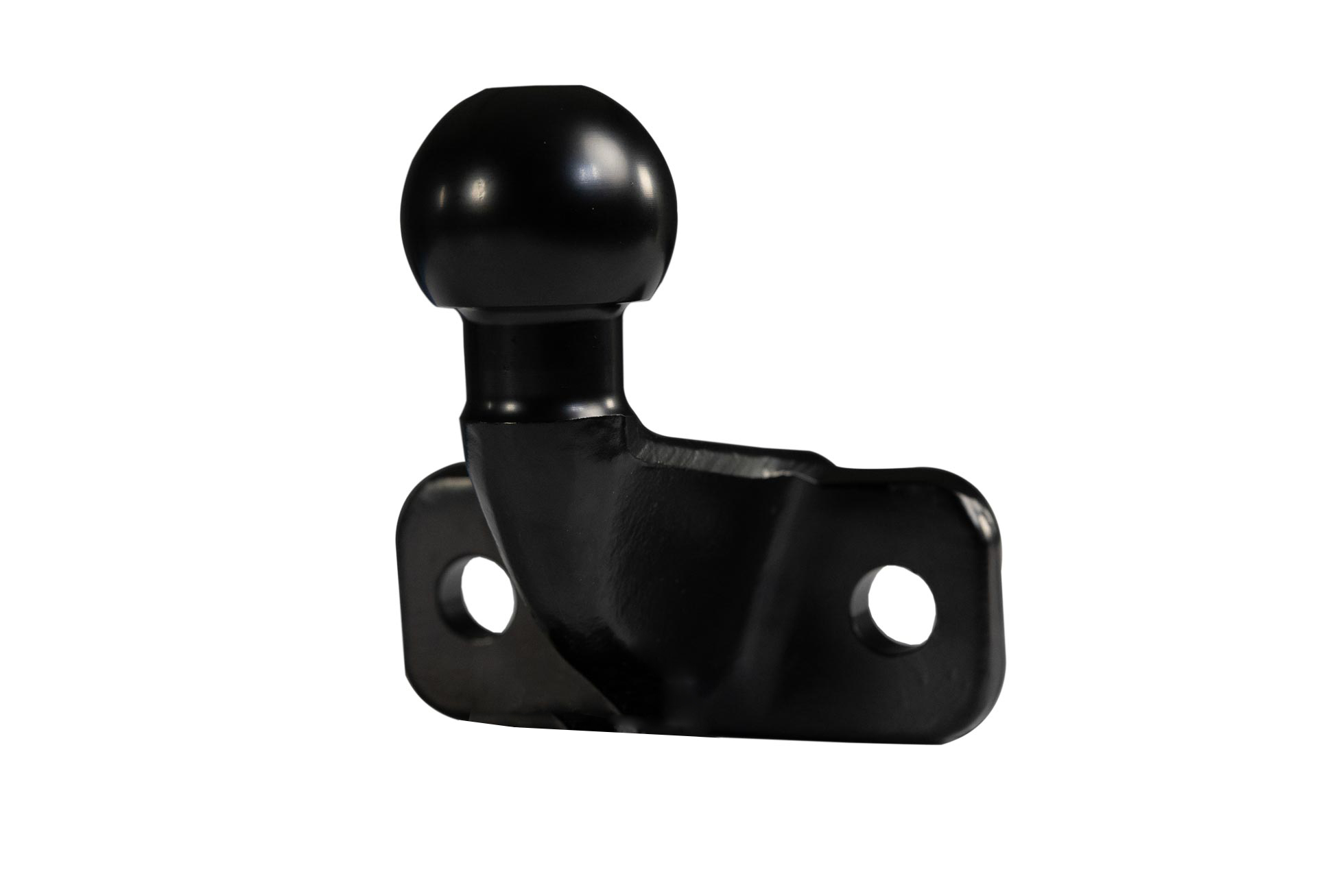 TERMINALI GANCI TRAINO - FISSO SFERA TIPO PLACCA (NERO) - (Distanza fori 9 cm) <br /><b>ARAGON</b>