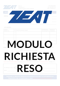 Modulo Autorizzazione Reso