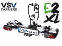 VSV E2 XL - <span style=font-weight:bold;>VSV E2 XL</span> 
<br />

<b>Adatto per monovolumi e furgoni con grande portellone posteriore.</b><br />
Capacit 2 bici anche e-BIKE (+ 1 bici optional cod. BCVSVEXT3ZX). Carico Max 60 Kg. Peso articolo 17 Kg.  in acciaio e alluminio. Portabici pieghevole.  Funzione reclinabile per l'apertura del bagagliaio. Passo bici: qualsiasi misura fino a 1350 mm.<br />Presa 7/13 poli- SPECIALE CON SUPPORTI RUOTA MAGGIORATI
<BR />
<a href=../auto/prodotti.asp?Cl=177&Marche=ACCESSORI&Modello=VSV%20E2XL style=color:#ffffff  !important;>
<div style=float:right; background-color: #234d96;color: #ffffff;font: italic 11px Verdana;margin-top: 0px;margin-bottom: 3px;padding: 4px;border: Solid 1px #234d96;border-radius: 5px;cursor: Pointer;text-align: center;>Accessori</div></a>
