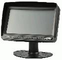 MONITOR - MOnitor 16/9 dimensione 7'' LCD push button monitor, supporta 2 telecamere con 1 cavo trigger, 12-24V. Ingresso PAL / NTSC a selezione automatica, altoparlanti integrati risoluzione SD (480x234)9 lingue selezionabili dall'utente. Ideale per ogni tipo di applicazione.