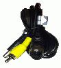 CABLAGGI - 4 pin FEMMINA ==> RCA MASCHIO + DC MASCHIO