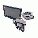 KIT UNIVERSALI - 7 Rearview System View. Monitor 7 LCD con pulsanti, supporta 2 telecamere con 1 cavo trigger, ingresso 9-36 V. Ideale per mezzi pesanti, bus, camper ed ogni altro tipo di mezzo. Connettore 4P Sistema PAL. Telecamera nera.